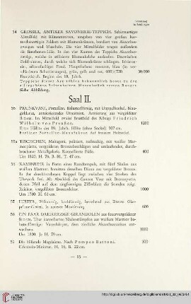 Saal II. (Nr. 55-70)
