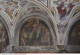 Freskenzyklus mit Personifikationen, Emblemen und Groteskendekorationen, Personifikation der Religion