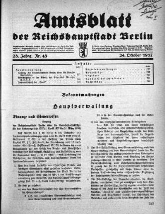 1937,43: Nr. 43, 24. Oktober 1937