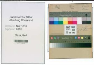 Entnazifizierung Karl Rass , geb. 04.11.1907 (Stadtinspektor)