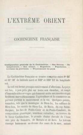 Cochinchine francais