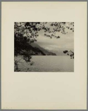 Brienzersee mit Bergkette