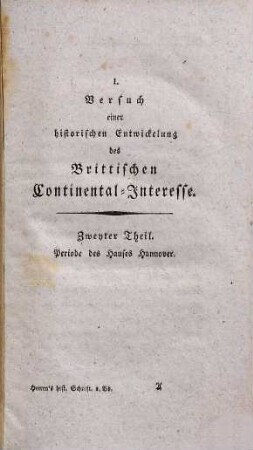 Kleine historische Schriften, 2