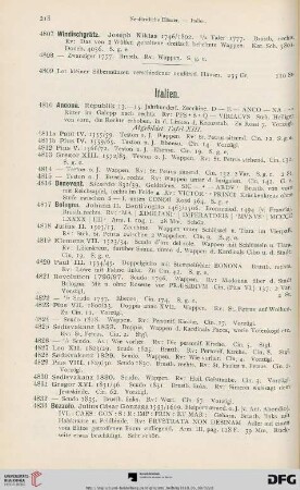 [Italien, Schweiz, Niederlande] (Nr. 4810-5159)