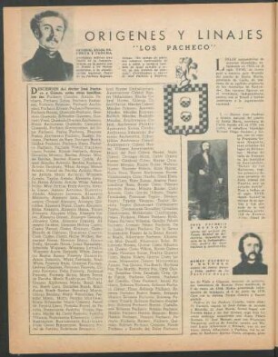 Orígenes y linajes argentinos : "Los Pacheco"