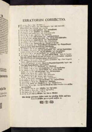 Erratorum Correctio