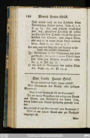 Das fünfte Haupt-Stück.
