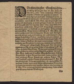 2r-4r, Sendbrieff Marquis Spinolae...