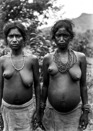 Sora Frauen (Deutsche Indien-Expedition 1926/1929 - 2. Odisha)
