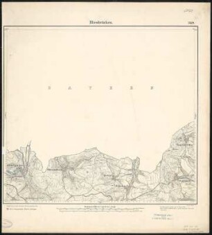 Meßtischblatt 3558 : Bliesbrücken, 1883 : Bliesbrücken. - Aufn. 1881. - 1:25000. - [Berlin]: Reichsamt für Landesaufnahme, 1883. - 1 Kt.