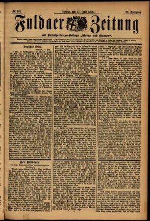 Ausgabe vom Freitag, den 17. Juli 1896.