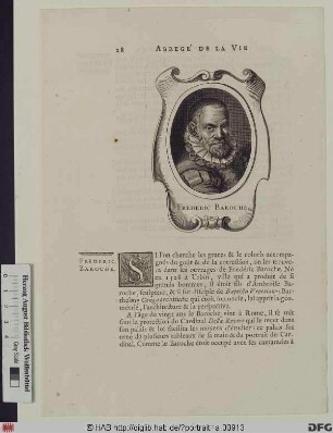 Bildnis Federico Barocci(o), gen. Fiori da Urbino