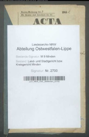 Erblasser: Vogt, Caroline, geb. Rüter: