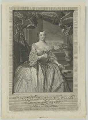 Bildnis der Johanna Elisabetha Hohmann de Hohenthal