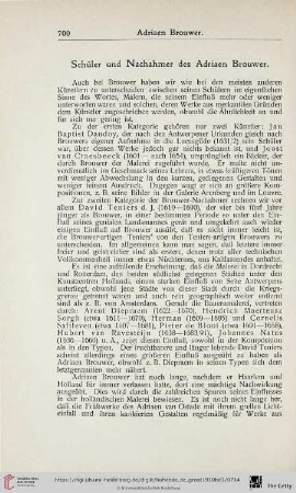Schüler und Nachahmer des Adriaen Brouwer