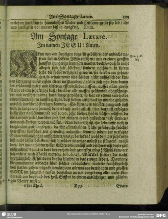 Am Sontage Laetare