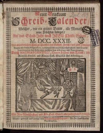 1732: Neuer Crackauer Schreib-Calender