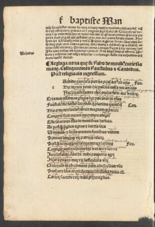 Aegloga nona quae dicitur Falco de moribus curie Romanae ...