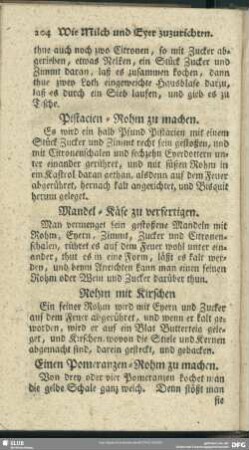 Wie Milch und Eyer zuzurichten