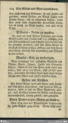 Wie Milch und Eyer zuzurichten