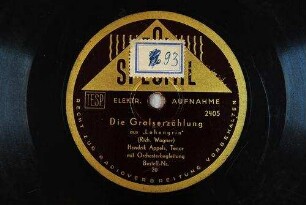 Die Gralserzählung : aus "Lohengrin" / (Rich. Wagner)