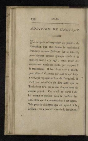 Addition De L'Auteur.