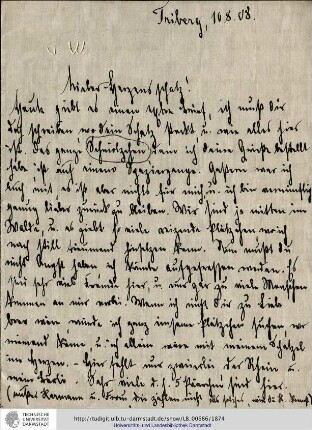 Brief vom 16.08.1908