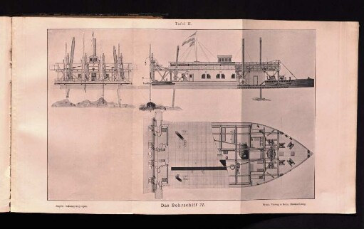 Tafel II. Das Bohrschiff IV.