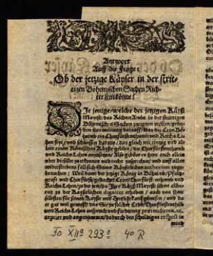 A1v-B3v, Antwort, Auff die Frage...