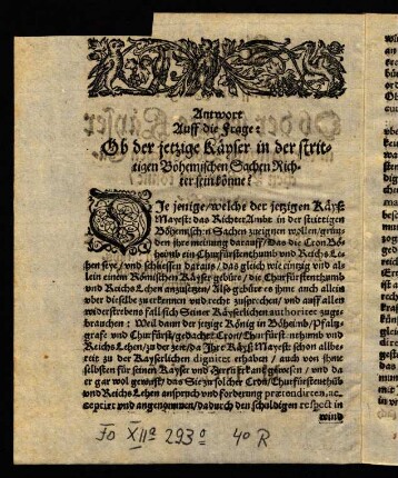A1v-B3v, Antwort, Auff die Frage...