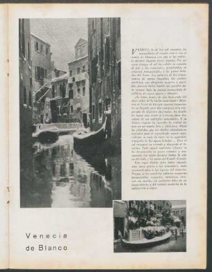 Venecia de Blanco
