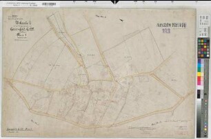 Garenfeld (Hagen), Umlegung Garenfeld, Urkarte 2 Flur 1