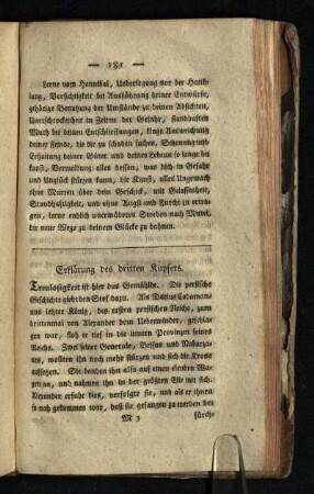 Erklaerung des dritten Kupfers