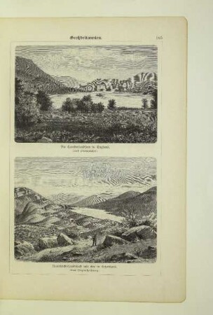 Rundhöckerlandschaft mit See in Schottland