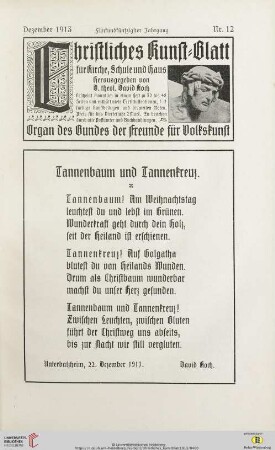Nr. 12 (Dezember 1913)