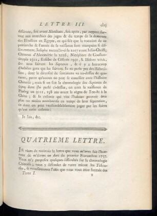 Quatrième lettre