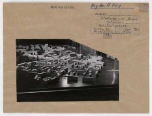 Modell "Stadtzentrum Berlin. Architektonische Hauptgestaltung". Berlin, Mitte, Stadtzentrum