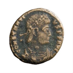 Münze, Aes 4, 340 - 348 n. Chr.?