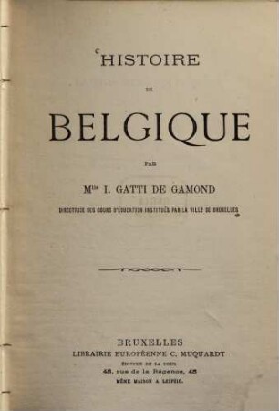 Histoire de Belgique
