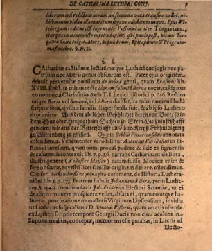 Jo. Frid. Mayeri, S. S. Th. Doct. P. P. Augustiss. Svec. Regis Consiliarii ... De Catharina Lutheri Conjuge, Dissertatio