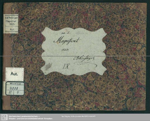 Magnificat - Mus.4888-E-9 : S, Coro, orch - C; FenR 2.14
