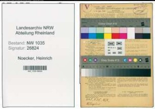 Entnazifizierung Heinrich Noecker , geb. 04.09.1880 (Bergmann)