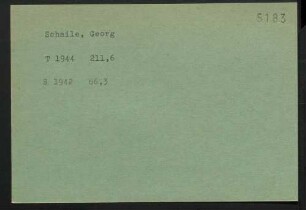 Schaile, Georg