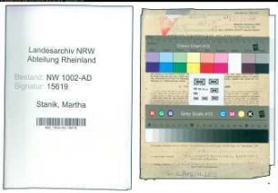 Entnazifizierung Martha Stanik, geb. 20.12.1894 (Kindermaedchen)