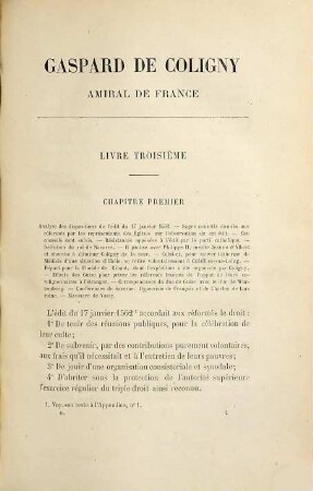Gaspard Coligny Amiral de France, 2