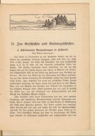 II. Zur Geschichte und Kulturgeschichte
