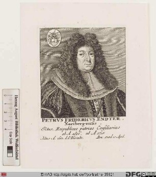 Bildnis Peter Friedrich Endter