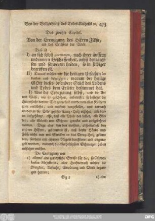 Das zweyte Capitel.