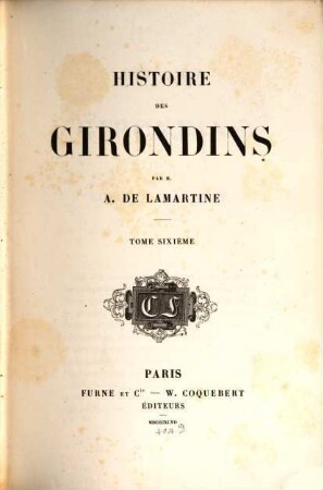 Histoire des Girondins, 6