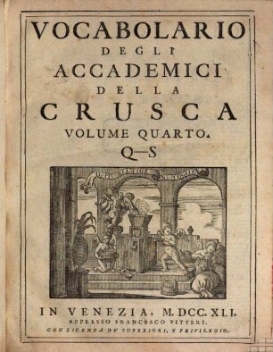 Vocabolario Degli Accademici Della Crusca. 4, Q - S